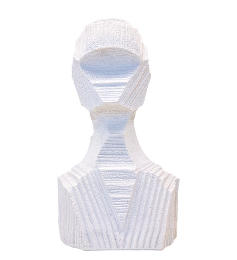 [FCSZ2024B White Striped Figure Decoration(28*20*47cm    ] White Striped Figure