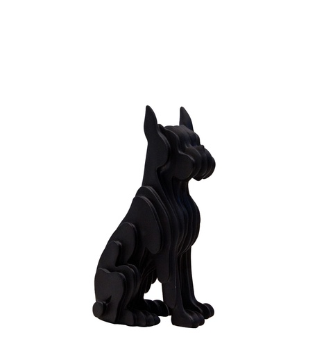 [FCSZ2132B Black Cutshaped Dog(11*12.5*23cm             ] Black Cutshaped Dog-B