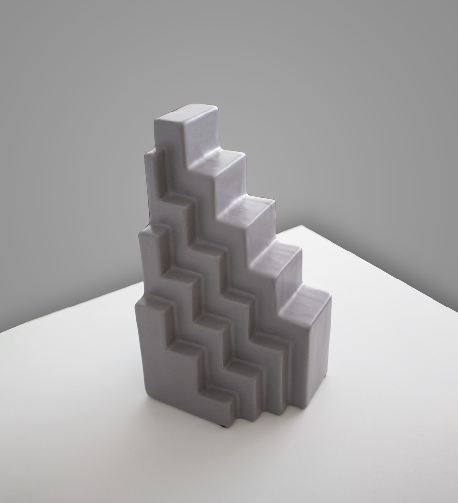 Grey Geometric Decoration-B