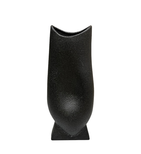 Black Round Concave Vase-B