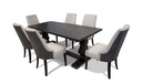 SW5310 Dining Table With Wooden Legs Black