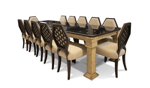 [Ebony Dining Table] Ebony Dining Table                       