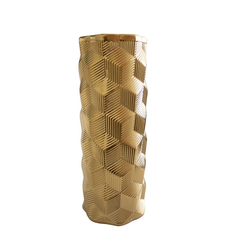 [FAAD14A Ceramic Vase [14x14x36.5cm]                     ] Ceramic Vase-A