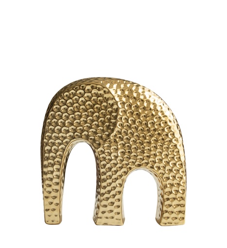 [FAD1928A Polka Dot Ceramic Elephant A [20x6.5x19.5cm]] Polka Dot Ceramic Elephant