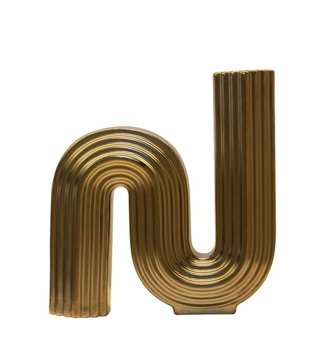 [FAD2030C Gold Geometric Decoration(13*12*23cm] Gold Geometric Decoration-C
