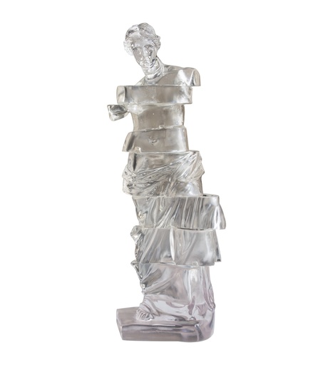 [FBSZ2012C Cutting VenusTransparent(16*16*42cm] Transparent Venus Lady Decoration