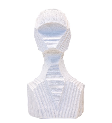 [FCSZ2024B White Striped Figure Decoration(28*20*47cm] White Striped Figure