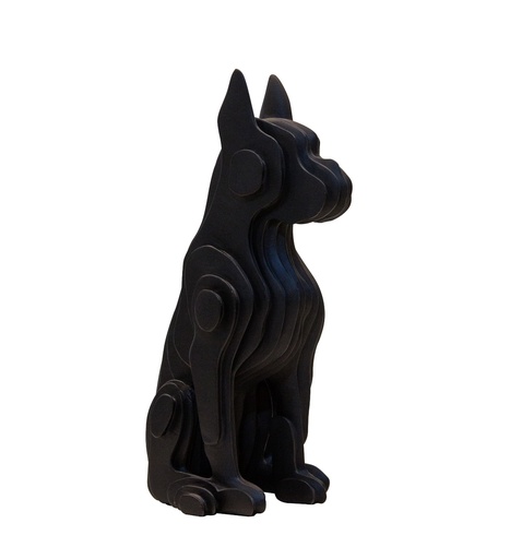 [FCSZ2132A] Black Cutshaped Dog-A